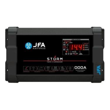 Imagem de Fonte Carregador Automotiva Jfa 200a Slim Bivolt Voltímetro
