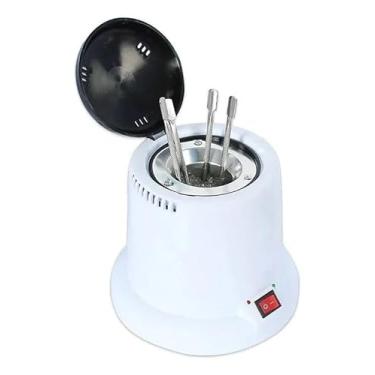 Imagem de Esterilizador Elétrico De Alicates Tesouras Metal Com Microesfera Manicure Pedicure