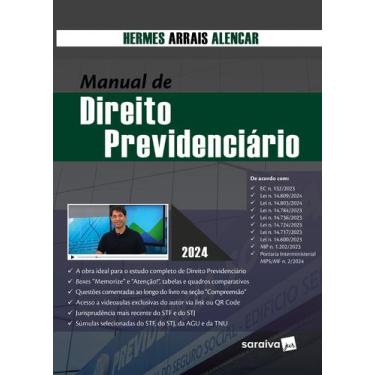 Imagem de Livro - Manual de Direito Previdenciário - 1ª Edição 2024