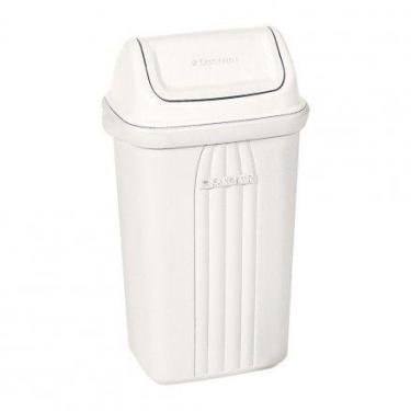 Imagem de Lixeira Plástica 10L Basculante Bege Casablanca Sanremo