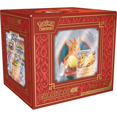 Imagem de Pokémon TCG: Charizard ex Super-Premium Collection (3 Foil Promo Cards, 1 Card-Display Figure & 10 Booster Packs)