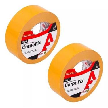 Imagem de Kit 2 Fita Dupla Face Carpefix para Carpete Adere 45MM X 30M