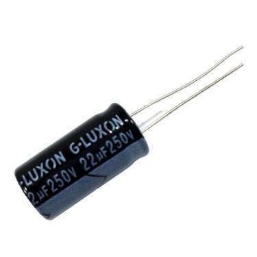 Imagem de 10 Unid Capacitor Eletrolítico 22uf 250v 105c Driver 22X250 Corneta 22