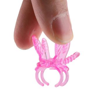 Imagem de 100 pcs clipes de tomate,Suporte para plantas de jardim, clipes de plantas, clipes de orquídeas clipes de plantas de jardim de plástico para jardim tomate (Red)