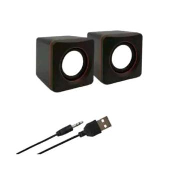 Imagem de Mini Caixa de Som Digital Speaker Para Pcs e Note - YST-1018-KapBom