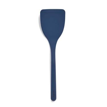 Imagem de GreenPan Espátula giratória sólida de silicone platina, azul Oxford