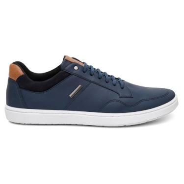 Imagem de Sapatênis Tênis Casual Masculino Ajuste Elástico Bardone, Azul marinho