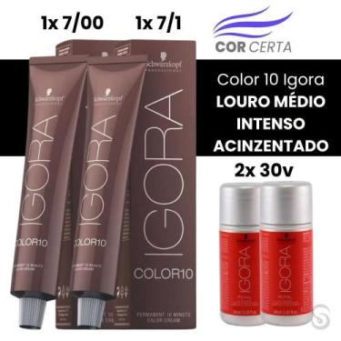 Imagem de Igora COLOR 10 LOURO MÉDIO INTENSO ACINZENTADO - Schwarzkopf, UNICA