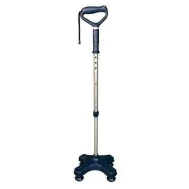 Imagem de Bengala 4 pontas com apoio Mercur, AZUL