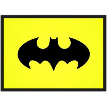 Imagem de Quadro Decorativo Batman Heróis Geek Decorações Com Moldura G08 - Vita