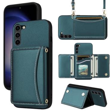 Imagem de Furiet Capa carteira para Samsung Galaxy S23 Plus S23+ 5G com alça transversal de couro PU premium porta-cartão à prova de choque resistente capa para celular para S23plus 23S + S 23 23+ SM-S916U 16,8