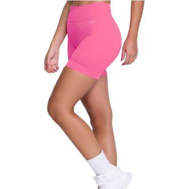 Imagem de Shorts Selene Sport Feminino Fitness De Academia Original, Pink, P