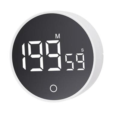 Imagem de Ｂｅｓｇａ Temporizador Digital para Cozinha com Display LED, Branco, Tamanho real