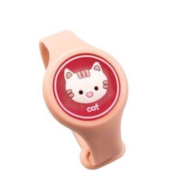 Imagem de Pulseira infantil com repelente - Sem marca, Rosa