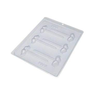 Imagem de Forma de Acetato Pirulito Bigode 1 Cód. 9355 BWB