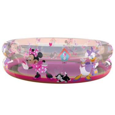 Imagem de Piscina Minnie Mouse Margarida Inflavel Redonda Disney 70 L - Etitoys,