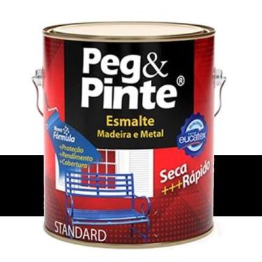 Imagem de Tinta Esmalte Sint Peg  Pinte Preto 900 Ml Eucatex