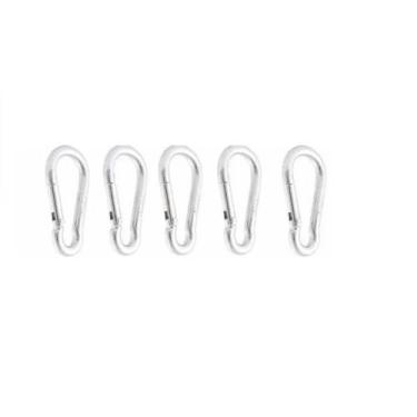 Imagem de Kit 5 Mosquetão Academia Pilates Reparo De Aparelhos 70 mm - KL Master