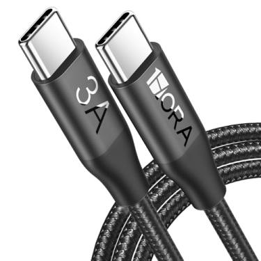 Imagem de Cabo Carregamento Dados 1Hora Usb C 3A Macho 1,5M Preto