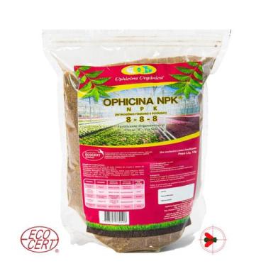 Imagem de Fertilizante Org Mineral Rico - Macro Nutriente Npk Ca S 1kg - Ophicin