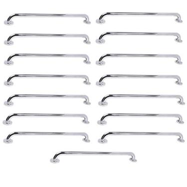 Imagem de Barra de Apoio 70cm Inox Kit 15 Unidades Segurança Idoso Deficiente Ca