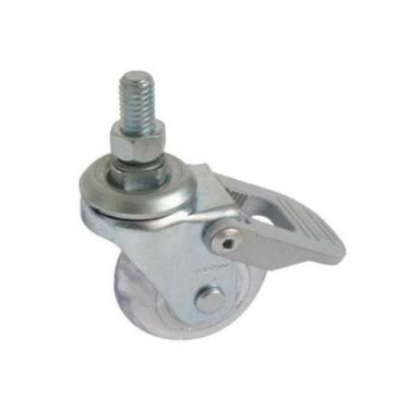 Imagem de Rodizio giratório para carrinhos e  móveis roda gel com freio glae 210