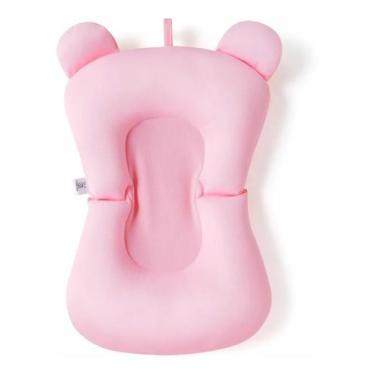 Imagem de Almofada de Banho para Bebe - Rosa Menina - CLICK TUDO