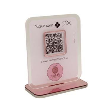 Imagem de Placa Pix QR Code Personalizada em Acrílico - Império da Impressão