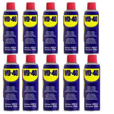 Imagem de Kit 10 Wd-40 Spray Multiuso 300ml Manutenção E Reparos