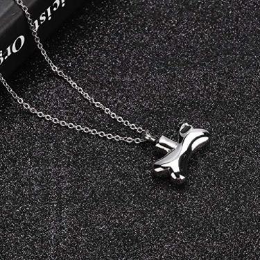 Imagem de Urna Em Forma de Osso Klace Memorial Pet Pend Joias Com Funil para Lembrança