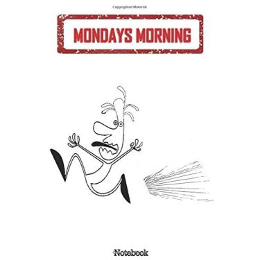 Imagem de mondays morning, Notebook: undated journal composition book,to jot down any ideas,papers with lines for writing on for man & women,teens kids,students.