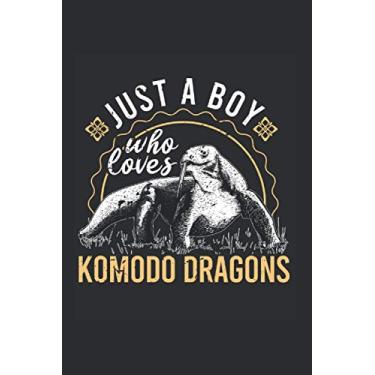 Imagem de Komodowaran Notizbuch: I Just really like Komodo Dragons Komodowaran / 6x9 Zoll / 120 gepunktete Seiten