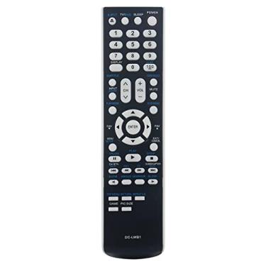 Imagem de PERFASCIN Controle remoto de substituição DC-LWB1 adequado para Toshiba TV/DVD Combo 17HLV85 20HLV15 20HLV16 20HLV85 20HLV86 23HLV85 23HLV86 15DLV77B 17HLV85 19HLV87 19HLV87A 20HLV1 5 20HLV16 20HLV16S