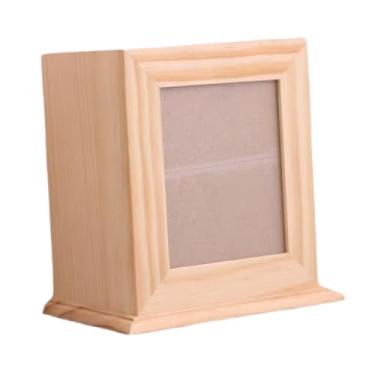 Imagem de Generic Urna de madeira para cinzas de animais de estimação, caixa de memória, resistente, inodora, cinerária, caixa funerária para presentes memoriais, Cáqui