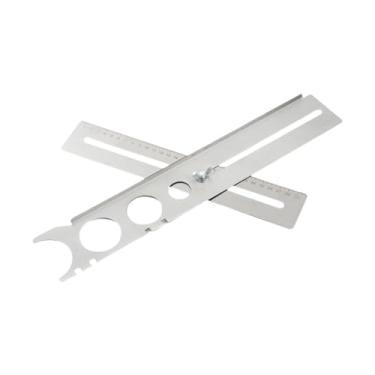 Imagem de Generic Régua localizadora de furos para pisos de cerâmica, ferramenta universal para perfuração de furos, faça você mesmo, ferramenta prática para