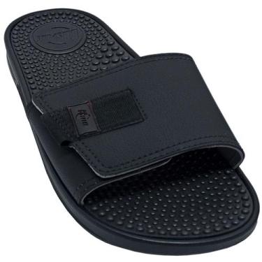 Imagem de Chinelo BR Sport Masculino Slide Com Palmilha Massageadora, Preto, Cin
