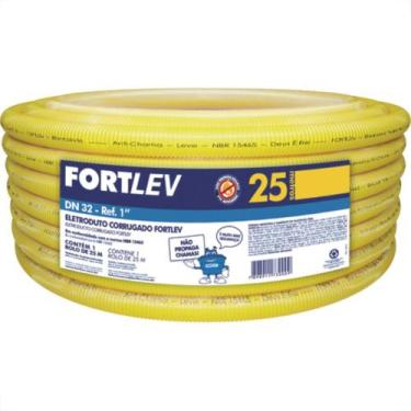 Imagem de Conduite Corrugado Amarelo.Fortlev 1 Rl/25