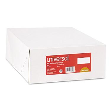 Imagem de Envelope de negócios com costura lateral universal, lateral, 10, branco, 500/caixa