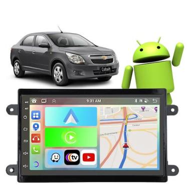 Imagem de Kit Multimidia Android 7 polegadas Cobalt 2013 a 2016 CarPlay BT Waze 