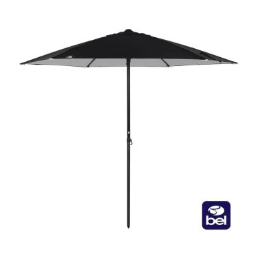 Imagem de Guarda Sol Premium 2,40m Alumínio Reforçado Milagres Preto - 12707 Belfix