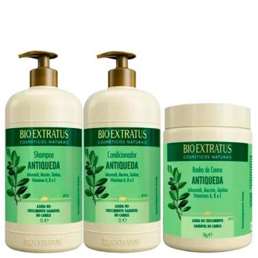 Imagem de Kit Shampoo + Condicionador + Máscara Jaborandi Antiqueda 1L /1kg - Bi