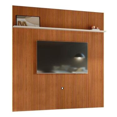 Imagem de Painel Piso-teto New Guaporé Cinamomo Off White Para Tv Até 75 Madetec Cinamomo Off White