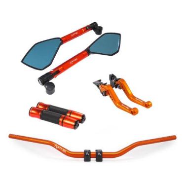Imagem de Manete Manopla Retrovisor Guidão Trail Xt 660r Dt 200 Tdm225 - Stark R