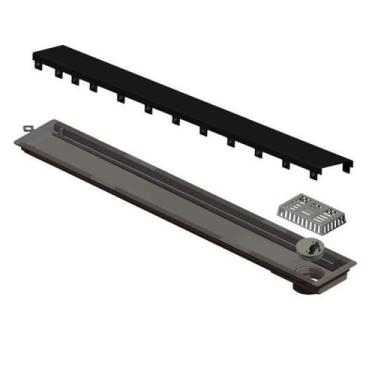 Imagem de Ralo Linear Versatile Tampa Black Matte 75Cm 4260
