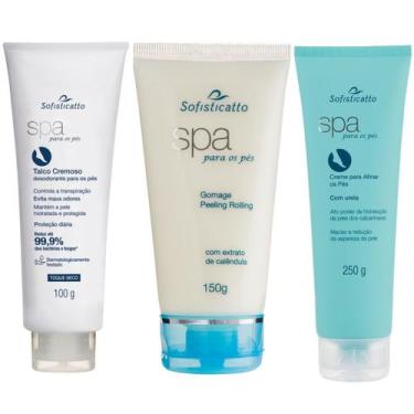 Imagem de Kit 3 Cremes de Pé Hidrata Ureia Esfoliante e Desodorante - Sofisticat