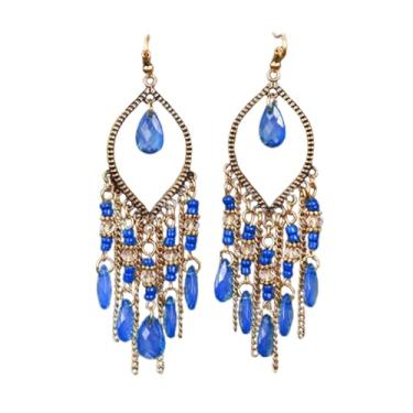 Imagem de Brincos de franja vintage com pingente boêmio com borla brincos boho moderno, Acrílico, Sem pedra preciosa