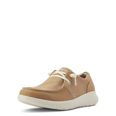 Imagem de ARIAT Sapatilhas femininas Hilo Stretch Slip On Casual - Preto, Lona bronzeada lavada, 35