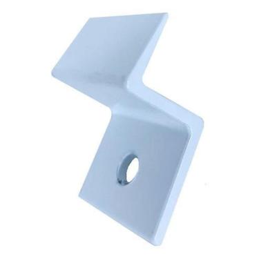 Imagem de (05 un) suporte z para perfil j - sup 626 - acessório p/ guarda corpo 