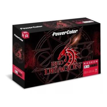 Imagem de Placa De Vídeo Amd Powercolor Red Dragon Radeon Rx 500 Series Rx 570 A