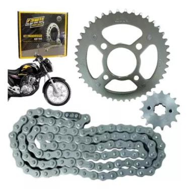 Imagem de Kit Relação Transmissão Cg 160 Titan Fan Start Cargo Cawu